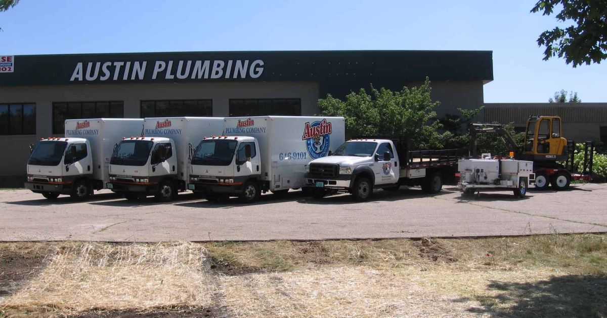 Austin Plumbing Company Trucks