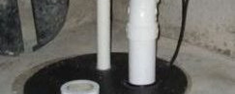 Pipes for sump pump