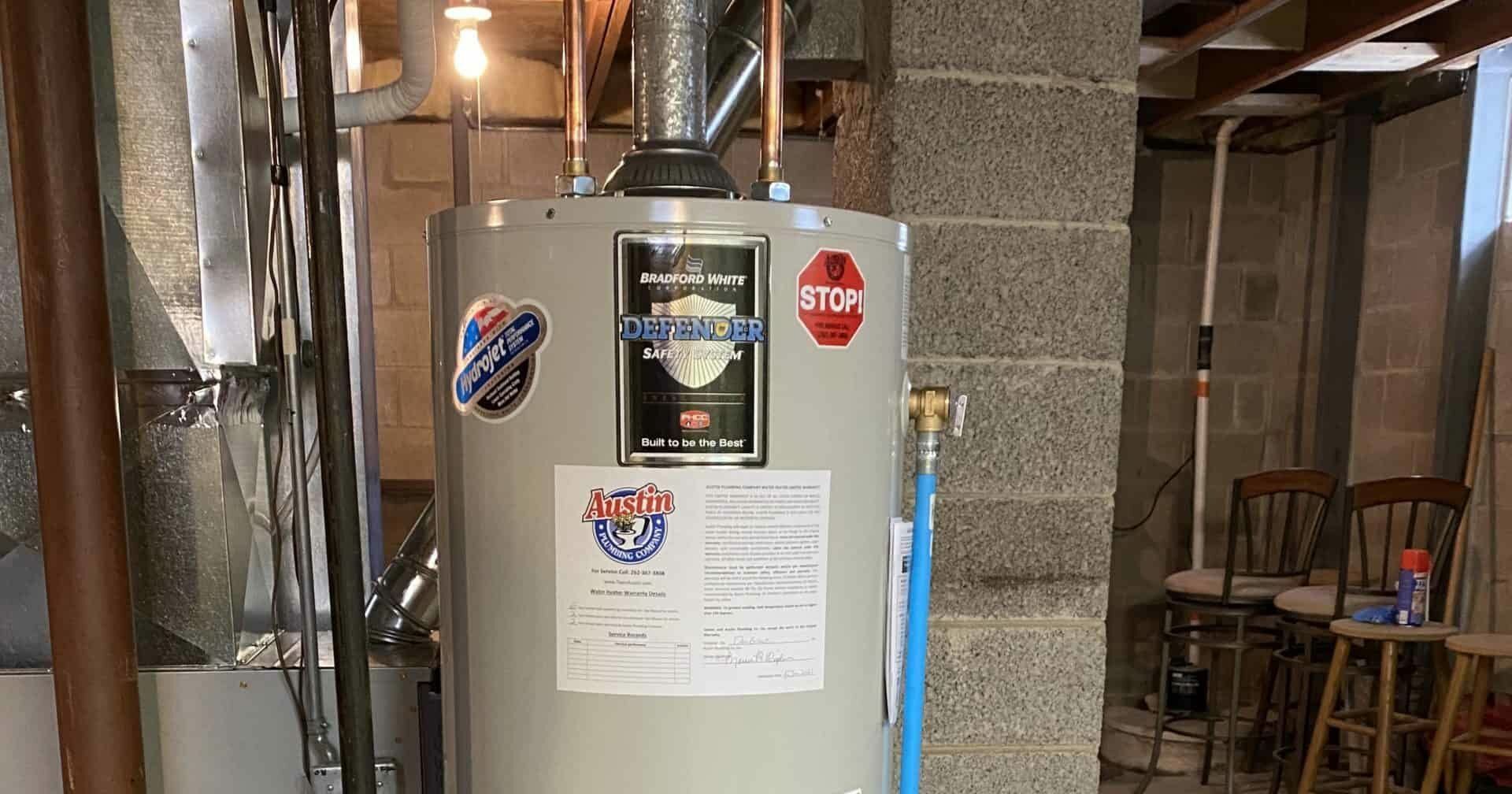 Repaired Gas Water Heater